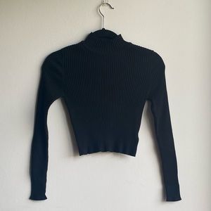 Long Sleeve Turtle Neck Top